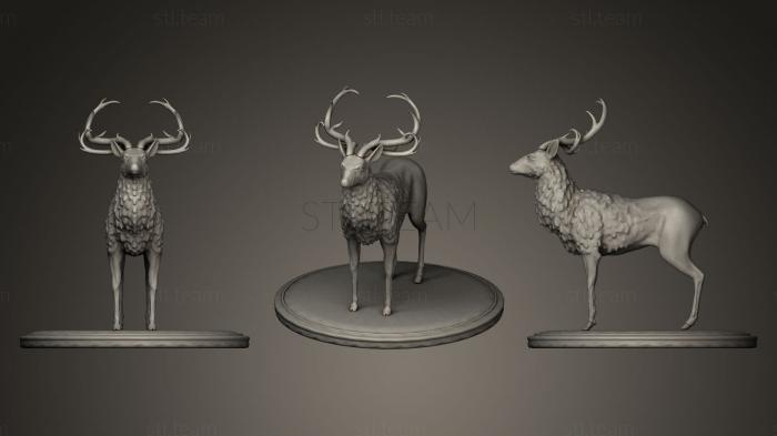 3D model Bronze Stag (STL)